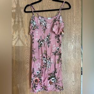 Iris Pink Floral Dress